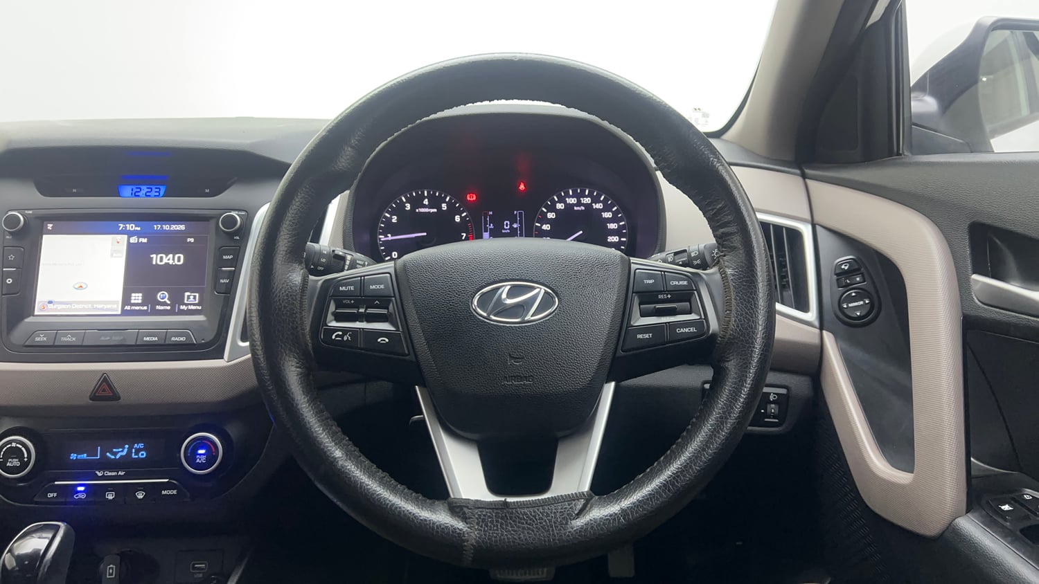 Used 2018 Hyundai Creta SX 1.6 AT Petrol Petrol Automatic interior STEERING VIEW