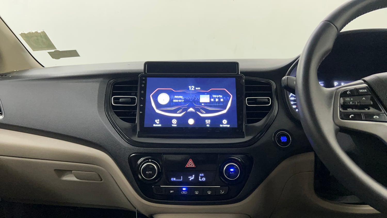 Used 2022 Hyundai Verna SX 1.5 VTVT IVT Petrol Automatic interior MUSIC SYSTEM & AC CONTROL VIEW