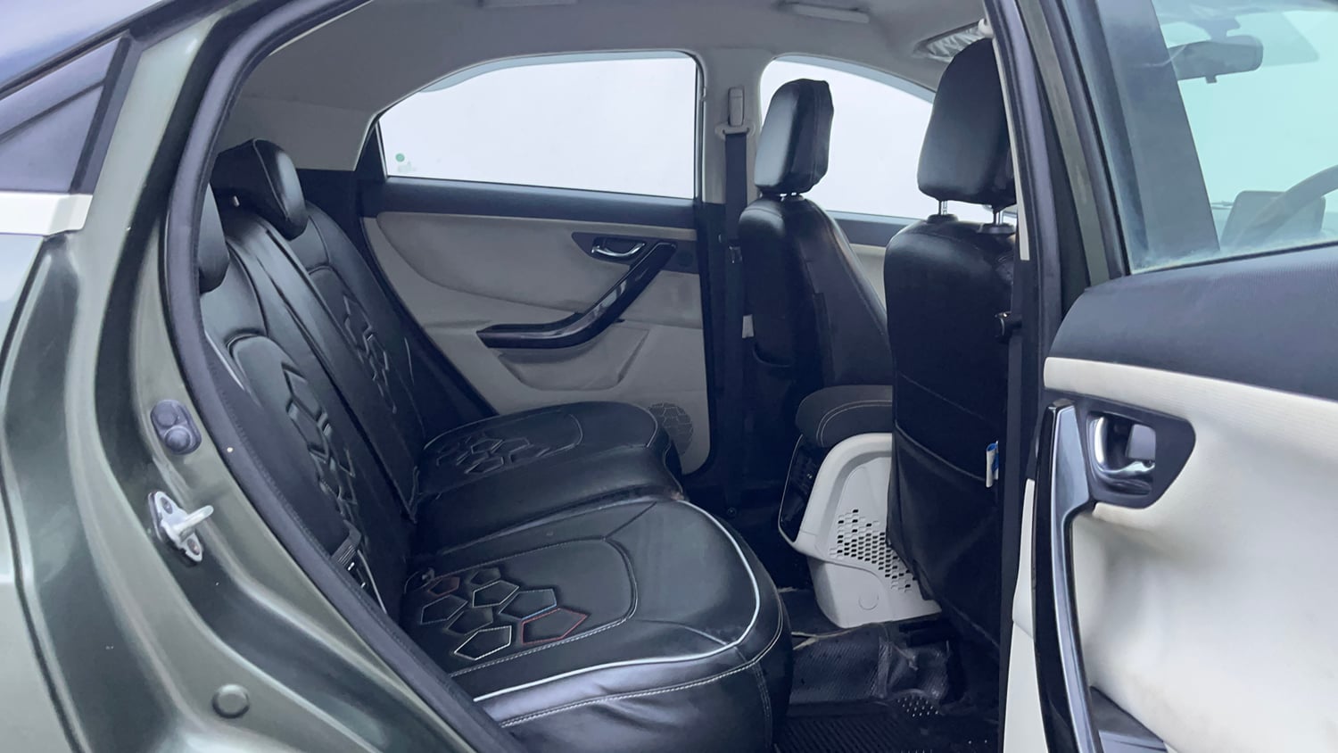 Used 2021 Tata Nexon XZA Plus Petrol Automatic interior RIGHT SIDE REAR DOOR CABIN VIEW