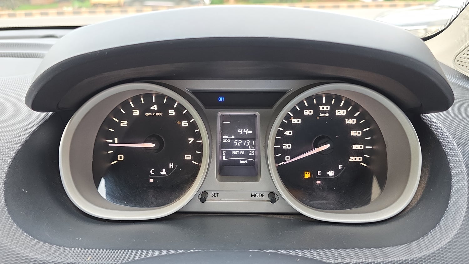 Used 2017 Tata Tiago Revotron XZ Petrol Manual interior CLUSTERMETER VIEW