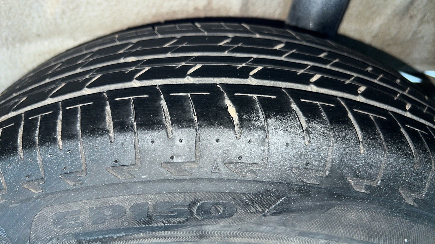 Used 2023 Maruti Suzuki Celerio LXi Petrol Manual tyres LEFT REAR TYRE TREAD VIEW