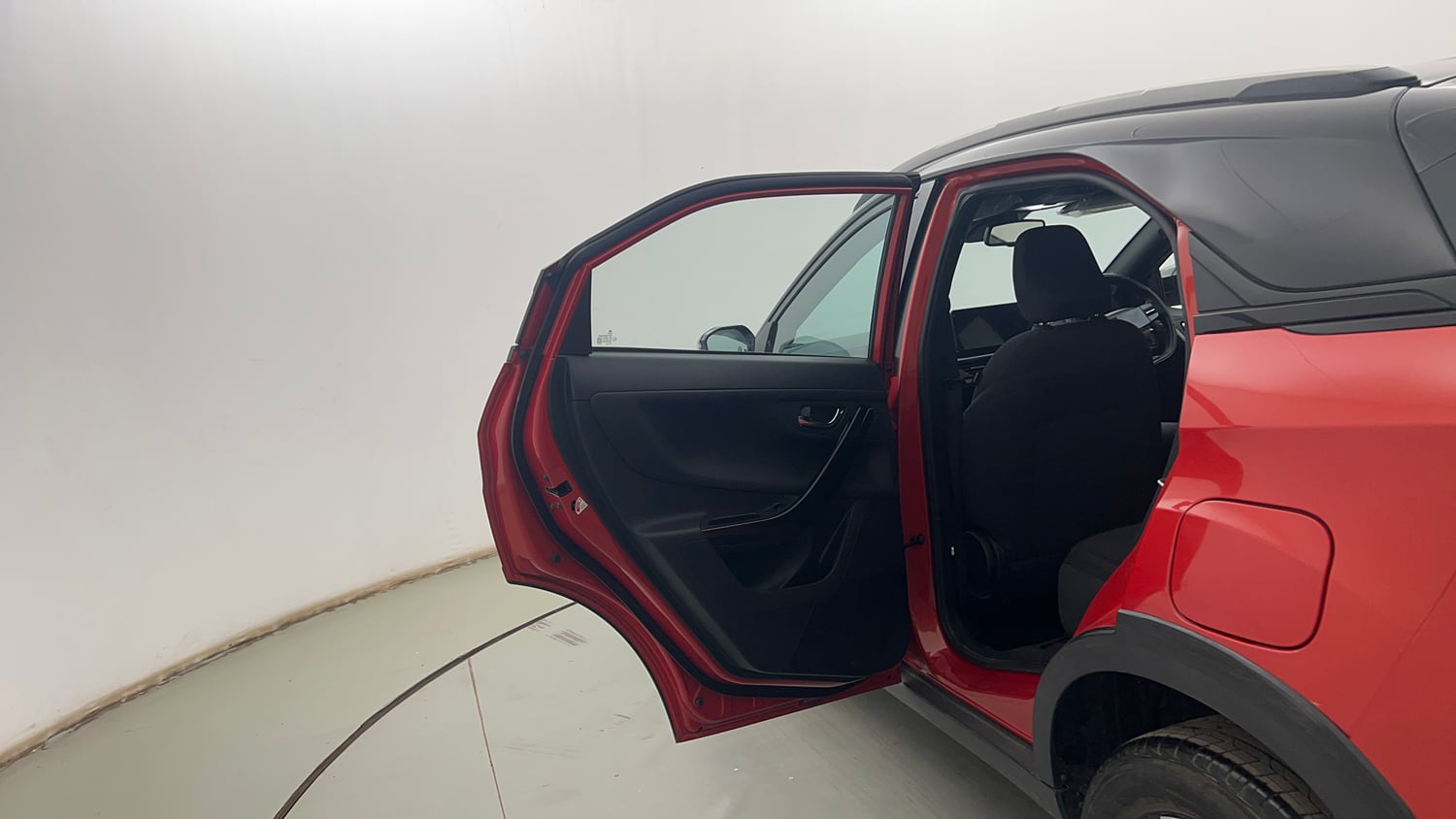 Used 2023 Tata Nexon Fearless 1.2 Revotron Petrol 6MT DT Petrol Manual interior LEFT REAR DOOR OPEN VIEW