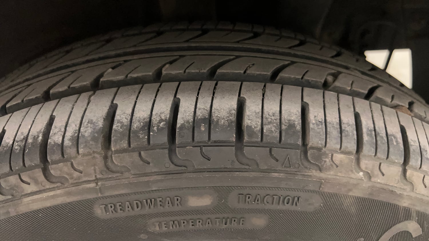 Used 2016 Hyundai Grand i10 Sportz 1.2 Kappa VTVT Petrol Manual tyres LEFT REAR TYRE TREAD VIEW