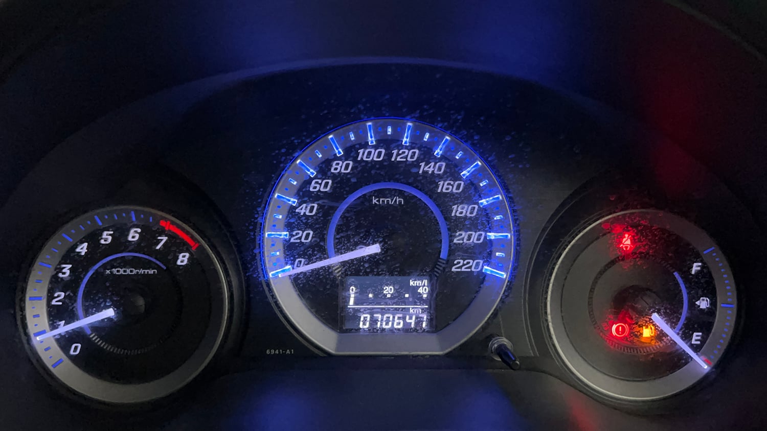 Used 2012 Honda City 1.5 S MT Petrol Manual interior CLUSTERMETER VIEW