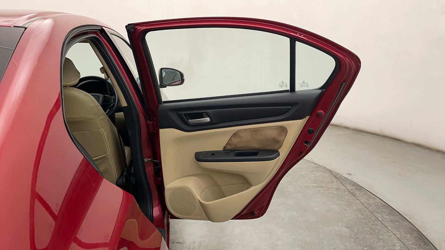 Used 2018 Honda Amaze 1.2 S CVT Petrol Petrol Automatic interior RIGHT REAR DOOR OPEN VIEW