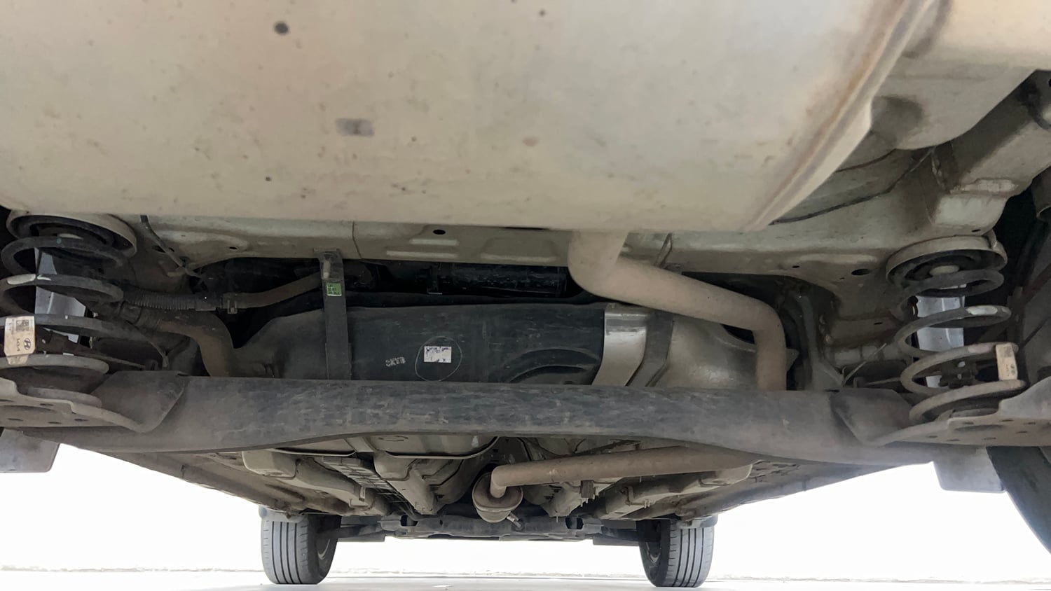 Used 2024 Hyundai Creta S Plus 1.5 Petrol Knight Petrol Manual extra REAR UNDERBODY VIEW (TAKEN FROM REAR)