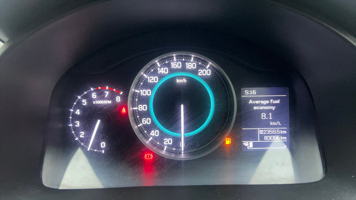 Used 2022 Maruti Suzuki Ignis Zeta 1.2 MT Petrol Manual interior CLUSTERMETER VIEW