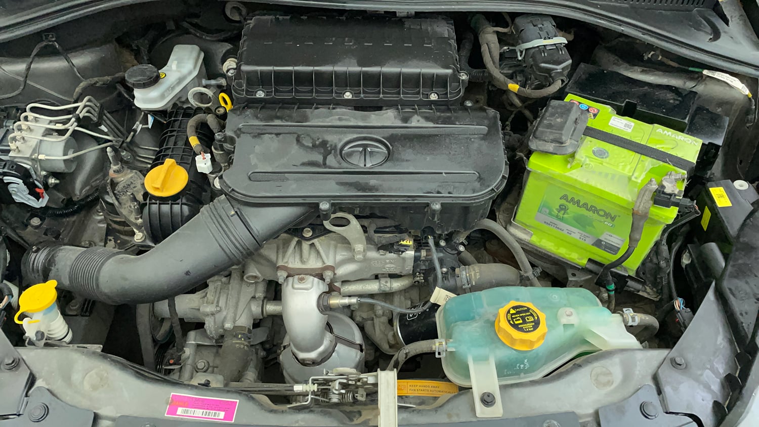 Used 2022 Tata Tiago XT (O) Petrol Manual engine ENGINE LEFT SIDE VIEW
