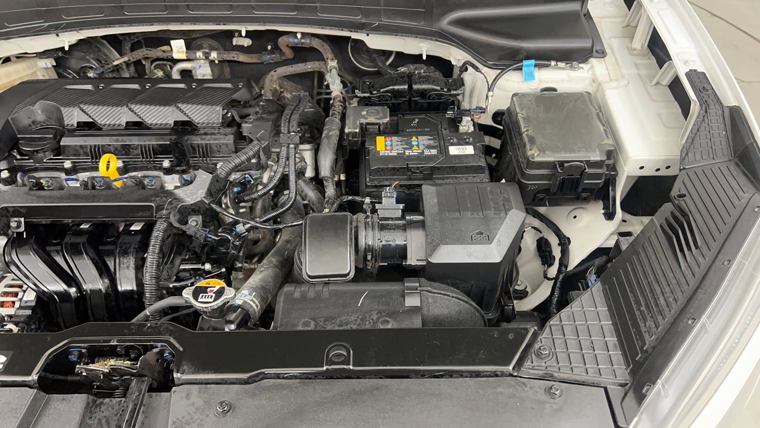Used 2024 Hyundai Creta S Plus 1.5 Petrol Knight Petrol Manual engine ENGINE LEFT SIDE VIEW