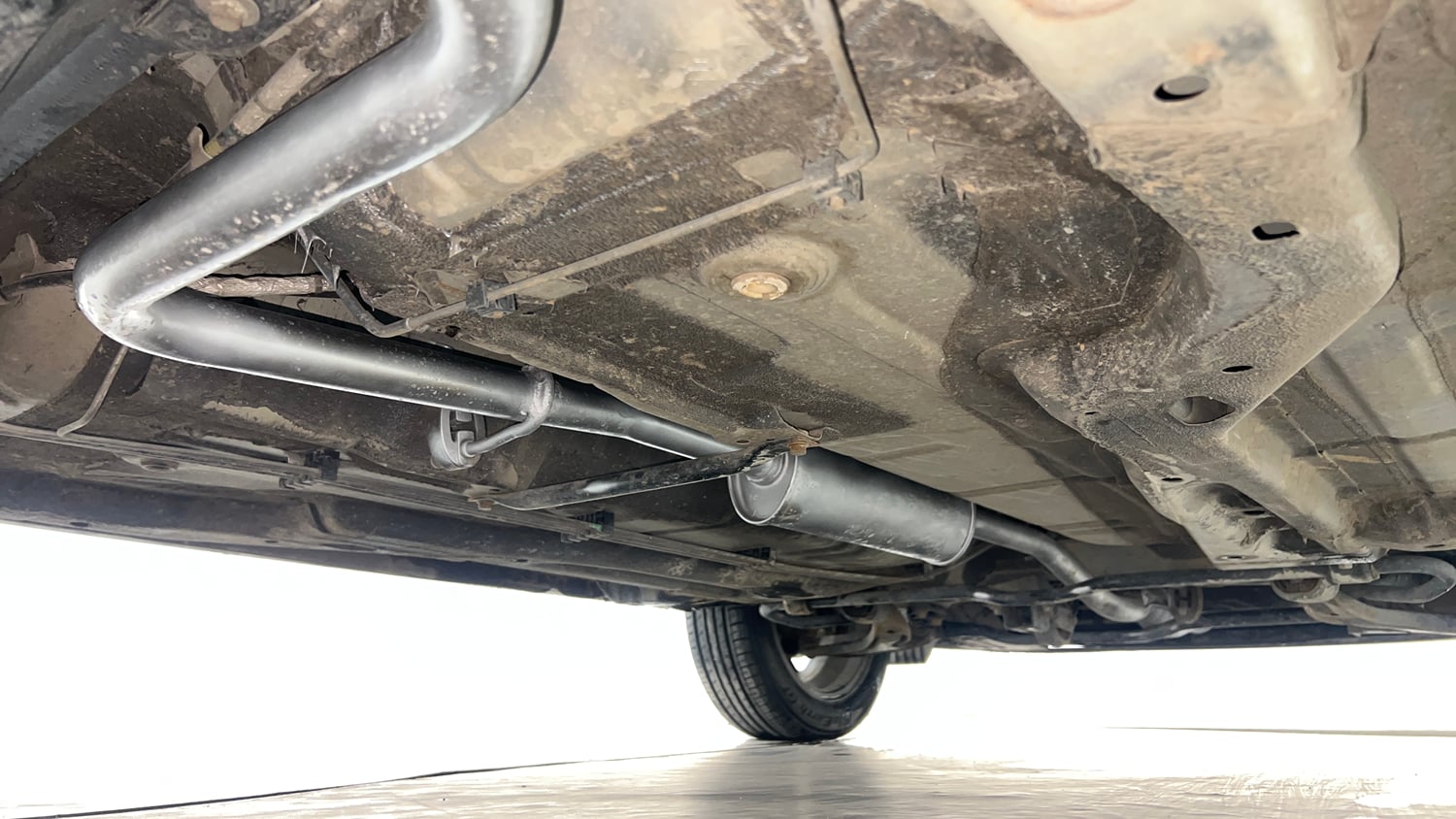 Used 2021 Tata Tigor XZ Plus Petrol Manual extra REAR RIGHT UNDERBODY VIEW