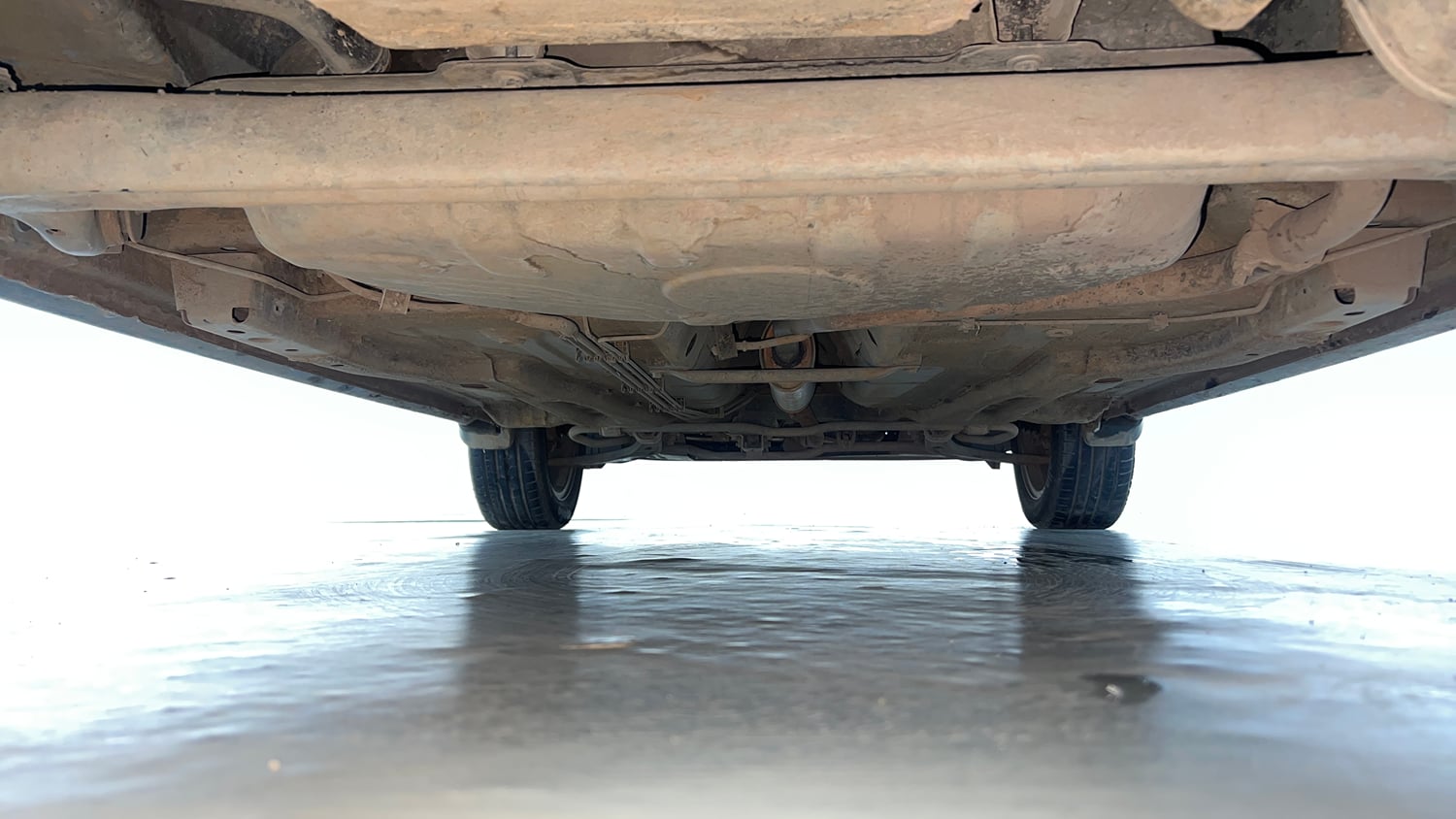 Used 2019 Tata Tiago Revotron XZA Plus Petrol Automatic extra REAR UNDERBODY VIEW (TAKEN FROM REAR)