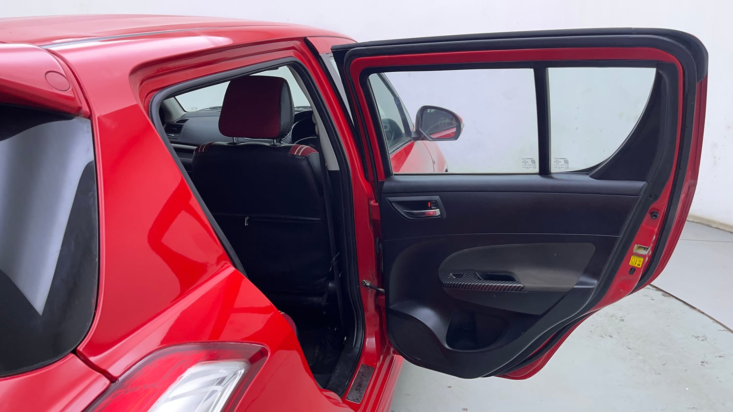 Used 2016 Maruti Suzuki Swift Deca Limited Edition VDi Diesel Manual interior RIGHT REAR DOOR OPEN VIEW