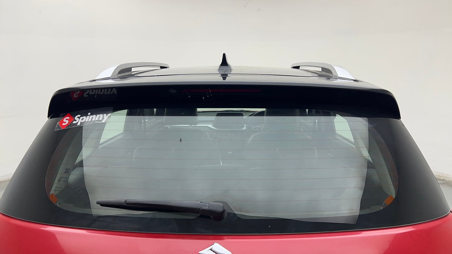 Used 2023 Maruti Suzuki Brezza Zxi Dual Tone Petrol Manual exterior BACK WINDSHIELD VIEW