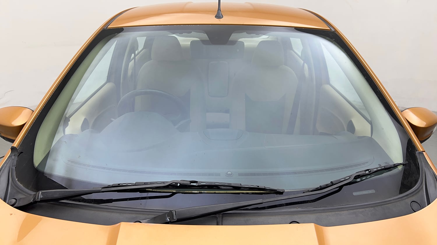 Used 2015 Ford Figo Aspire Titanium 1.5 Ti-VCT AT Petrol Automatic exterior FRONT WINDSHIELD VIEW