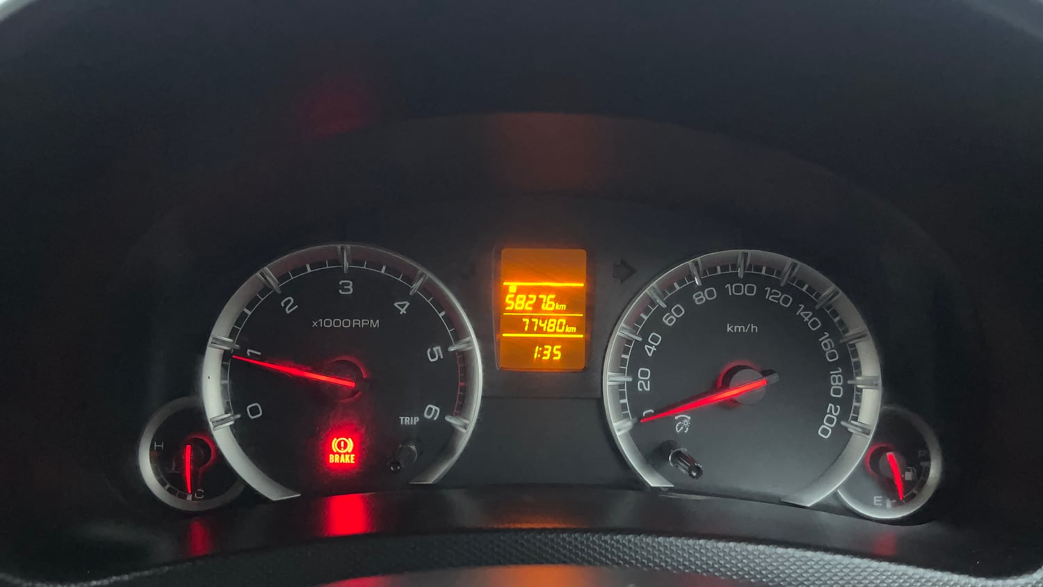 Used 2016 Maruti Suzuki Swift Deca Limited Edition VDi Diesel Manual interior CLUSTERMETER VIEW