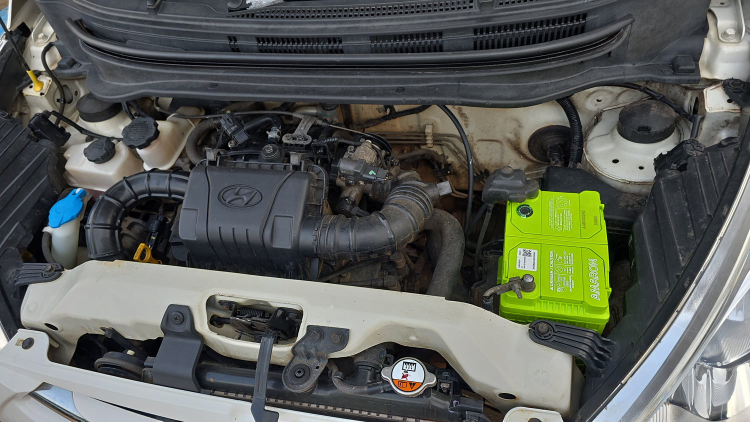 Used 2014 Hyundai Eon Era + Petrol Manual engine ENGINE LEFT SIDE VIEW
