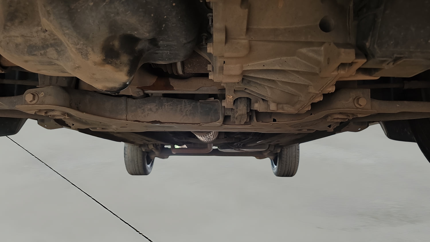 Used 2019 Ford EcoSport Thunder Edition Petrol Petrol Manual extra FRONT LEFT UNDERBODY VIEW
