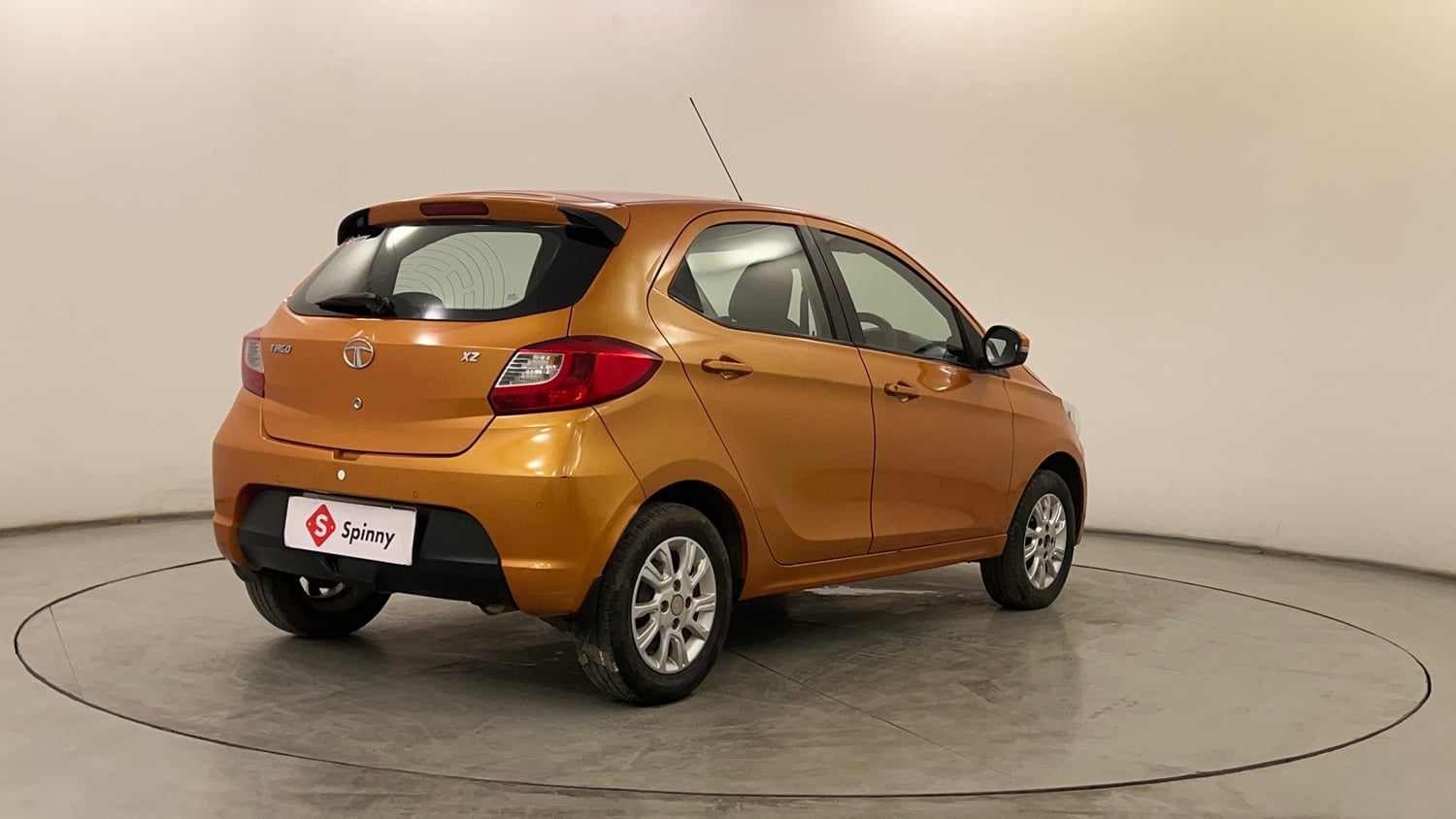 Used 2016 Tata Tiago Revotron XZ Petrol Manual exterior RIGHT REAR CORNER VIEW