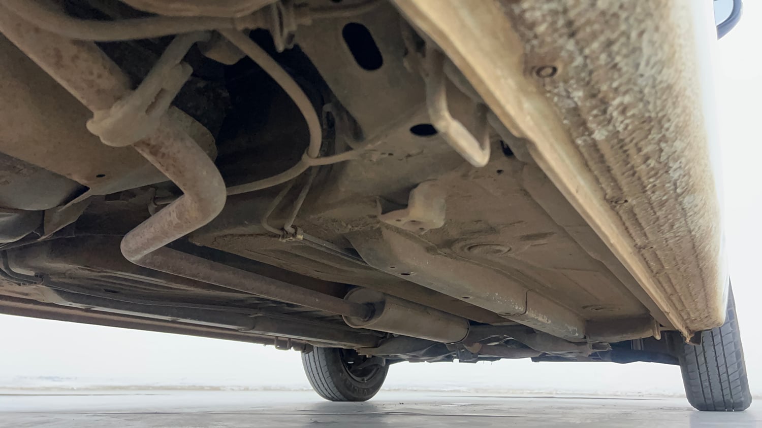 Used 2017 Maruti Suzuki Celerio ZXi AMT Petrol Automatic extra REAR RIGHT UNDERBODY VIEW