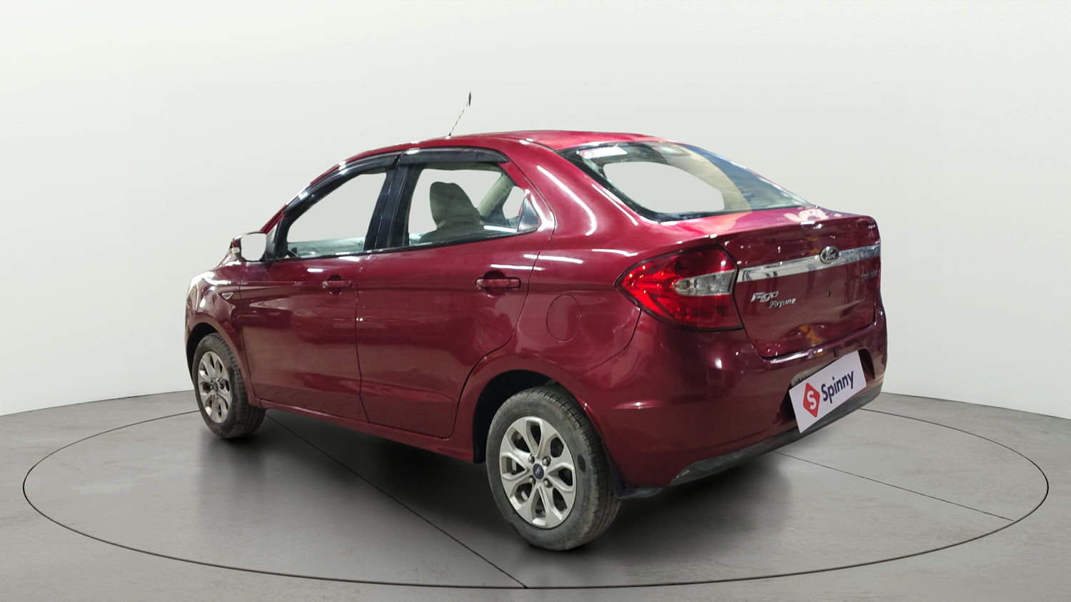 Used 2016 Ford Figo Aspire Titanium 1.2 Ti-VCT Petrol Manual exterior LEFT REAR CORNER VIEW