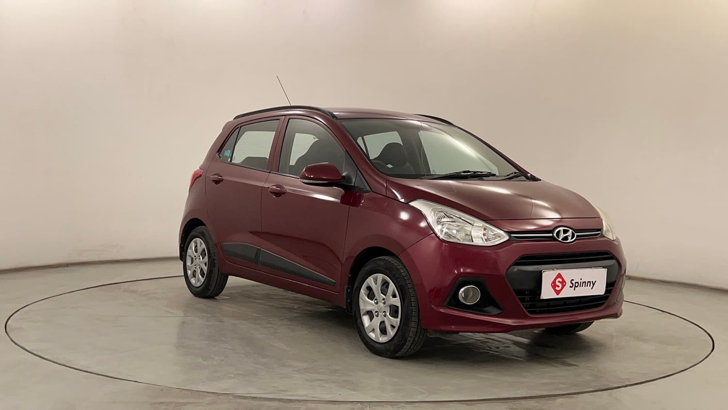 Used 2016 Hyundai Grand i10 Sportz 1.2 Kappa VTVT Petrol Manual exterior RIGHT FRONT CORNER VIEW