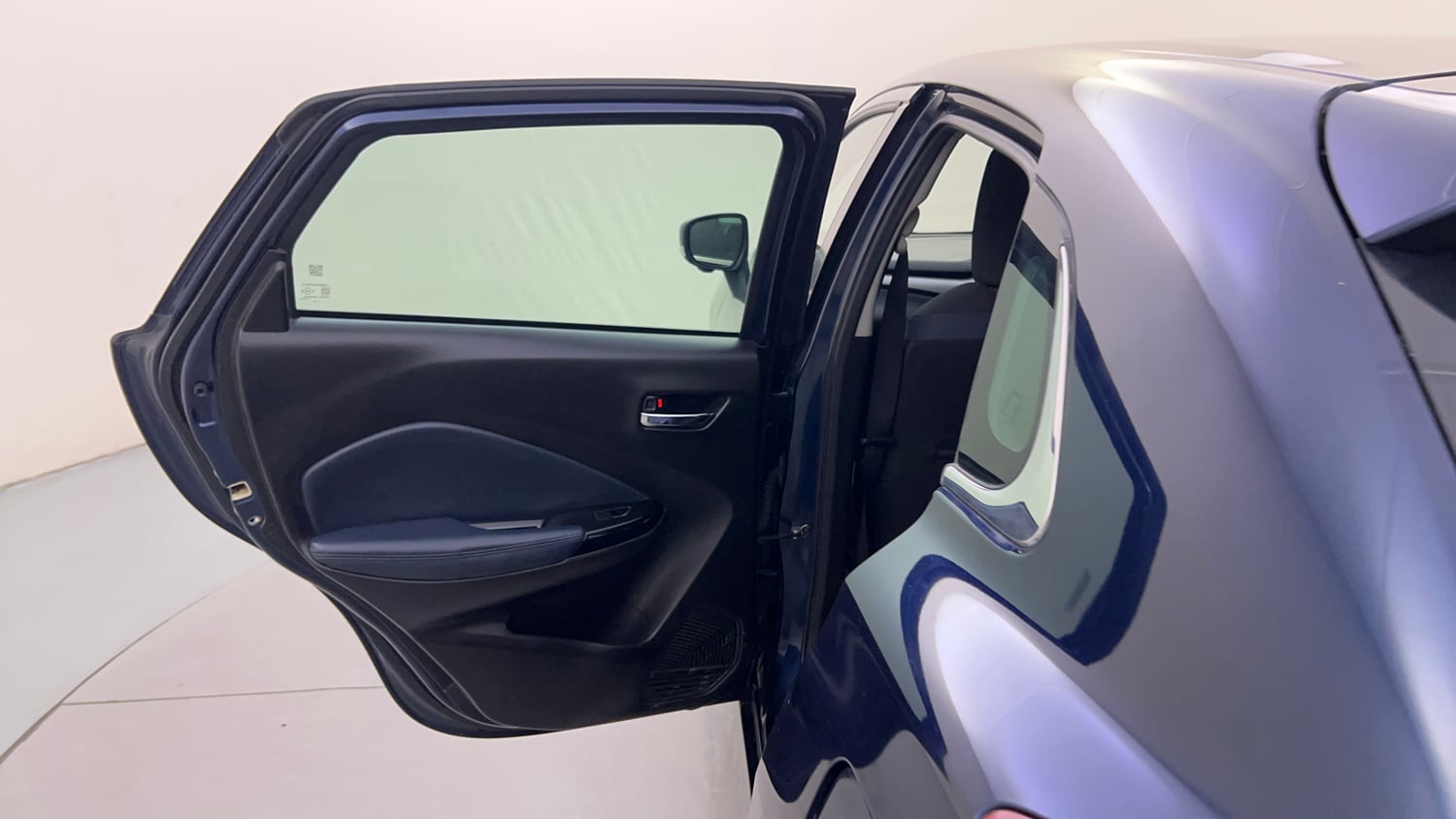 Used 2022 Maruti Suzuki Baleno Alpha AGS Petrol Automatic interior LEFT REAR DOOR OPEN VIEW