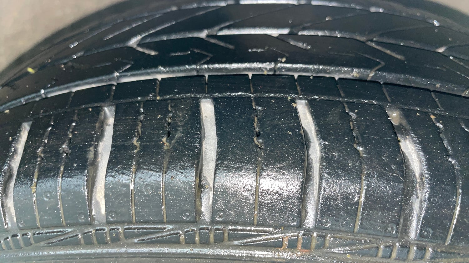 Used 2019 Hyundai Xcent SX Petrol Manual tyres RIGHT FRONT TYRE TREAD VIEW