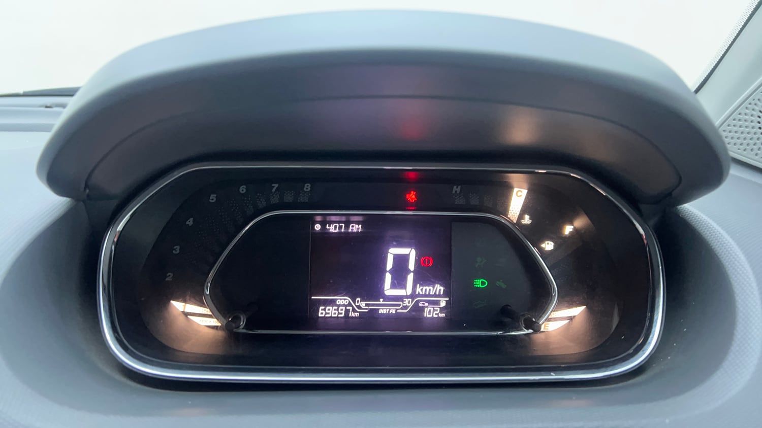 Used 2021 Tata Tigor XZ Plus Petrol Manual interior CLUSTERMETER VIEW