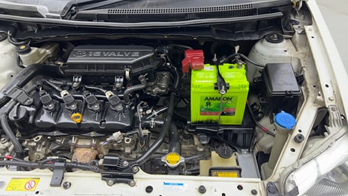 Used 2015 Toyota Etios V Petrol Manual engine ENGINE LEFT SIDE VIEW