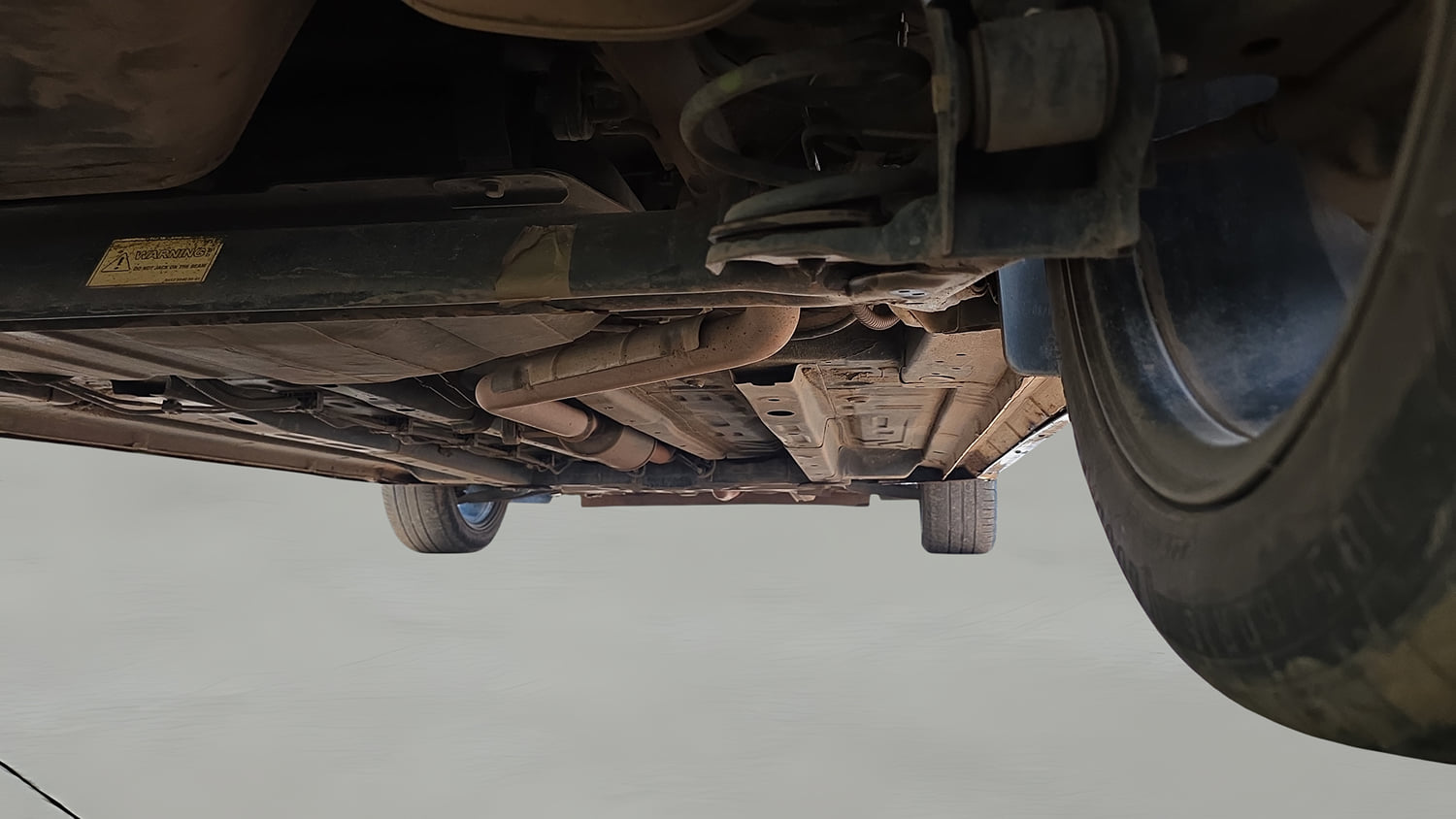 Used 2025 Tata Altroz Racer R2 Petrol Manual extra REAR RIGHT UNDERBODY VIEW