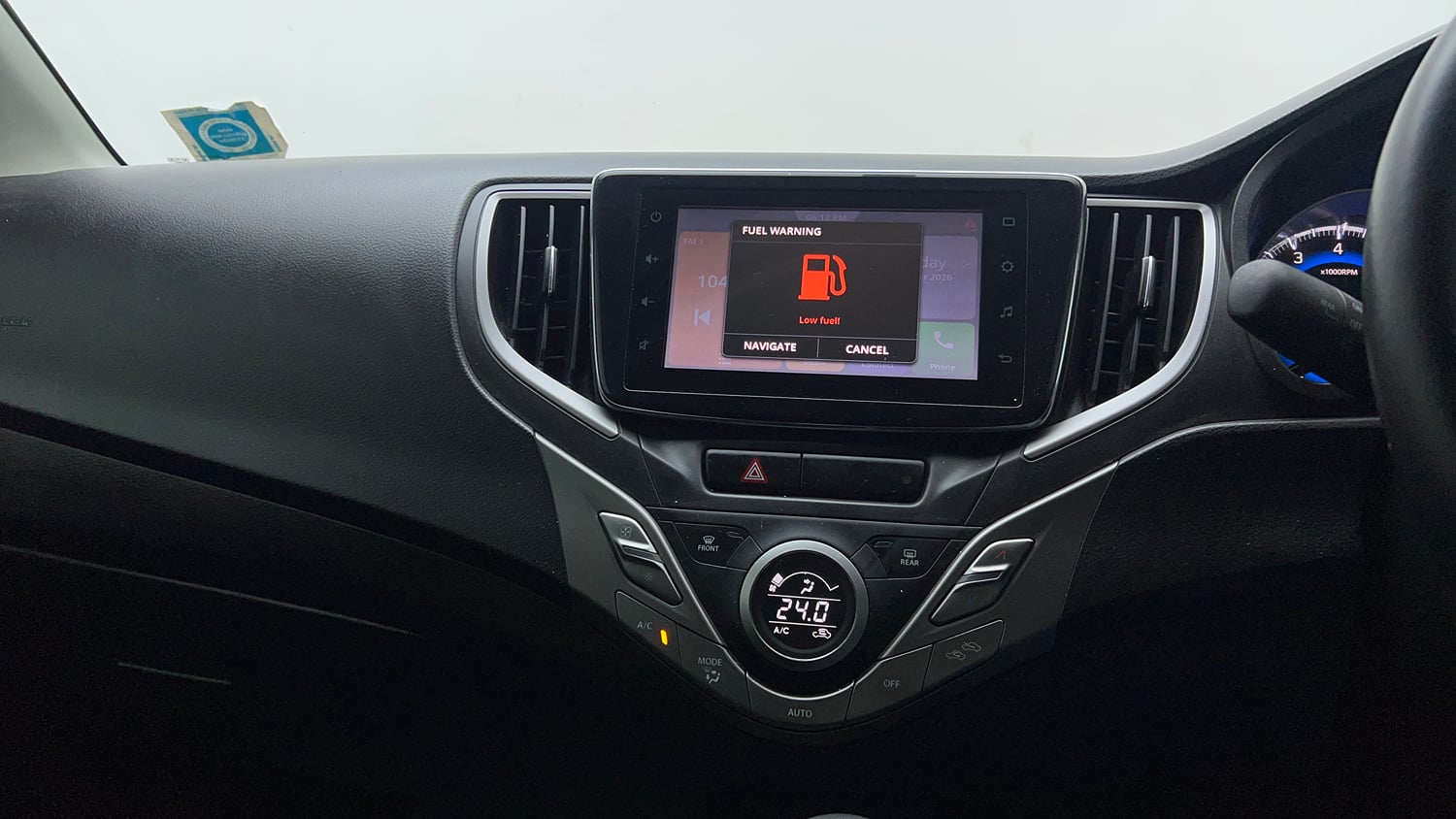 Used 2020 Maruti Suzuki Baleno Alpha Automatic Petrol Automatic interior MUSIC SYSTEM & AC CONTROL VIEW