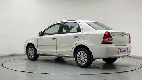 Used 2015 Toyota Etios V Petrol Manual exterior LEFT REAR CORNER VIEW