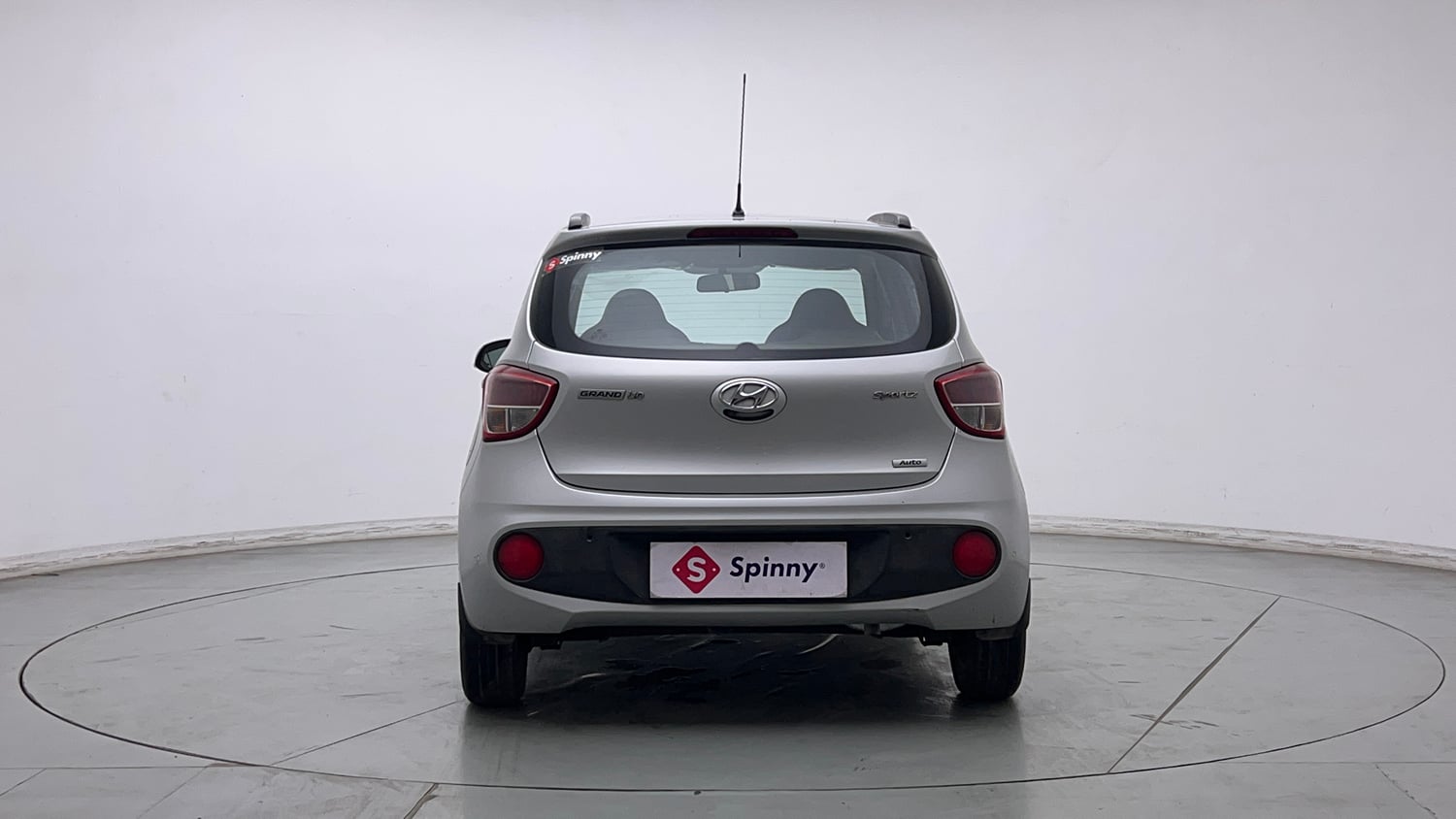 Used 2018 Hyundai Grand i10 Sportz (O) AT 1.2 Kappa VTVT Petrol Automatic exterior BACK VIEW
