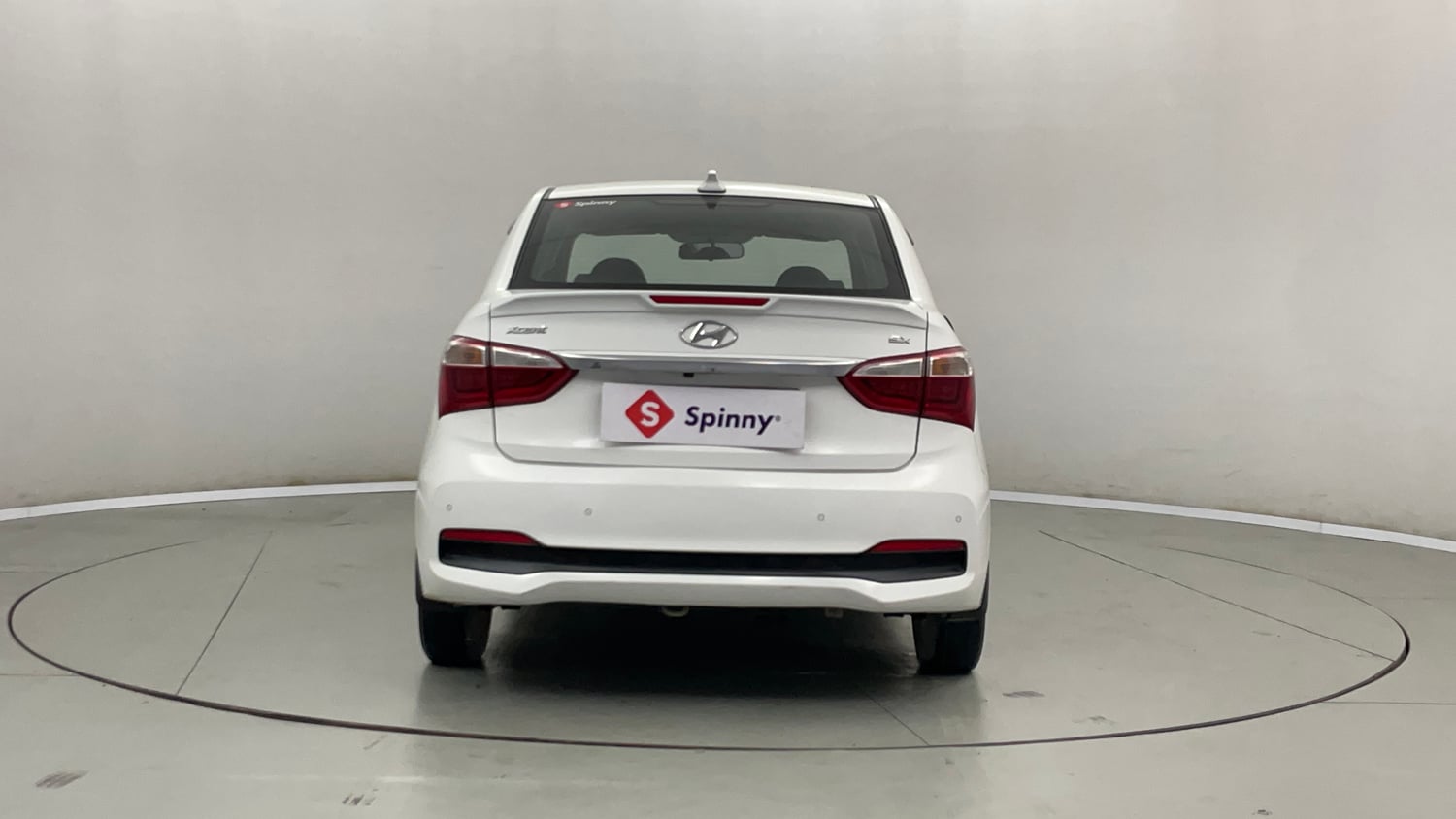 Used 2019 Hyundai Xcent SX Petrol Manual exterior BACK VIEW