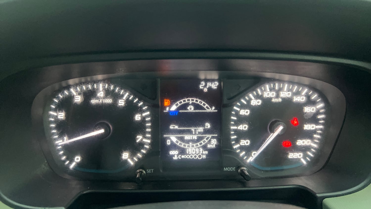 Used 2022 Tata Punch Adventure MT Petrol Manual interior CLUSTERMETER VIEW