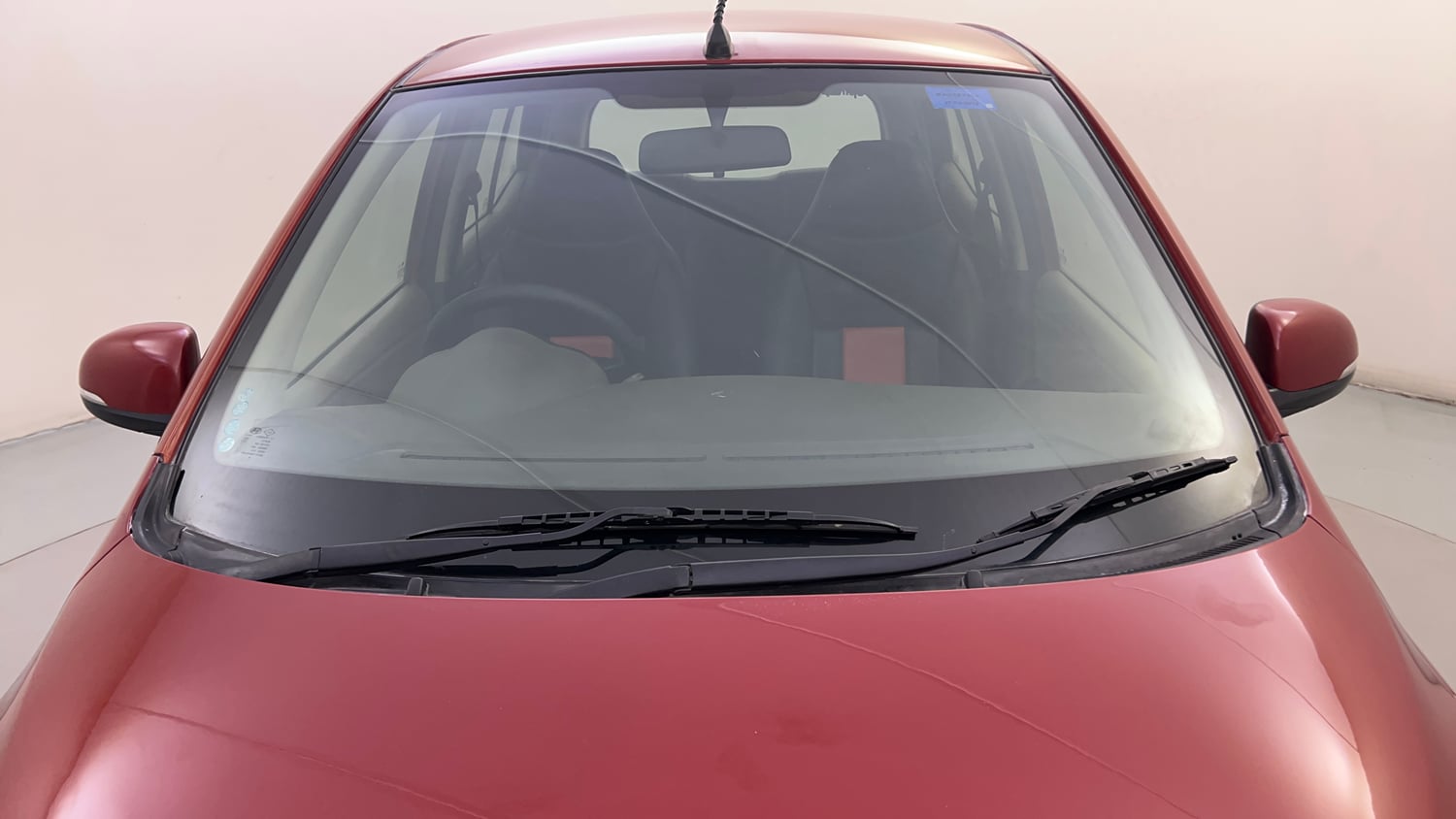 Used 2012 Hyundai i10 Magna 1.2 Kappa2 Petrol Manual exterior FRONT WINDSHIELD VIEW