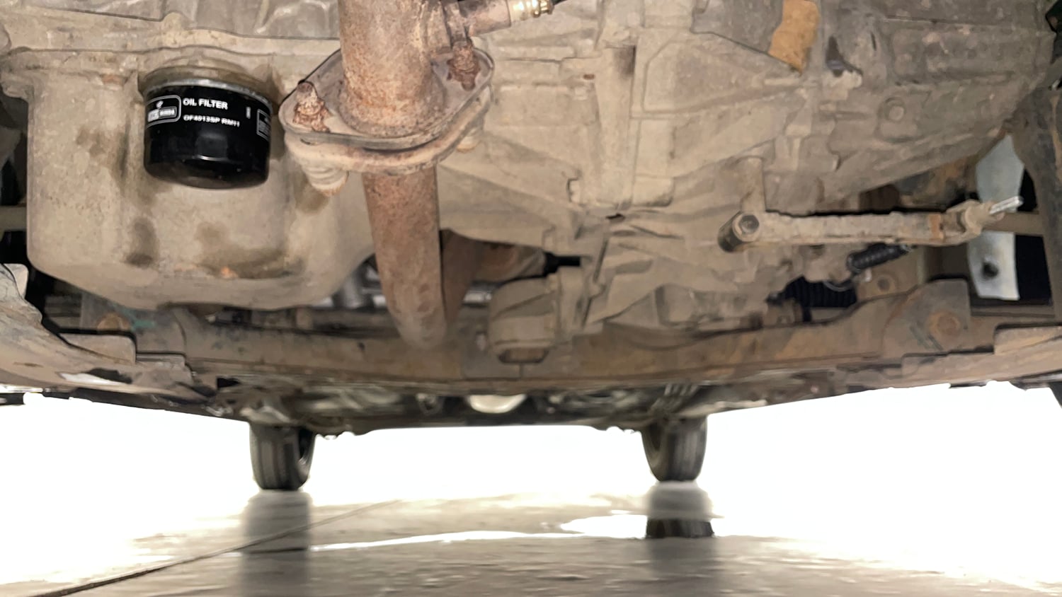 Used 2018 Maruti Suzuki Dzire VXi Petrol Manual extra FRONT LEFT UNDERBODY VIEW