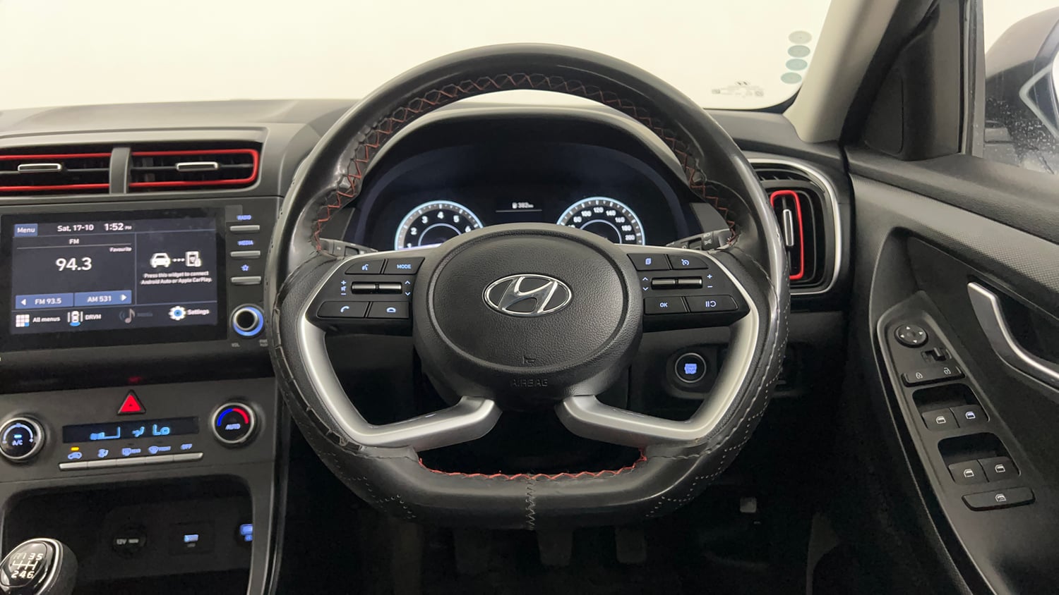 Used 2024 Hyundai Creta S Plus 1.5 Petrol Knight Petrol Manual interior STEERING VIEW