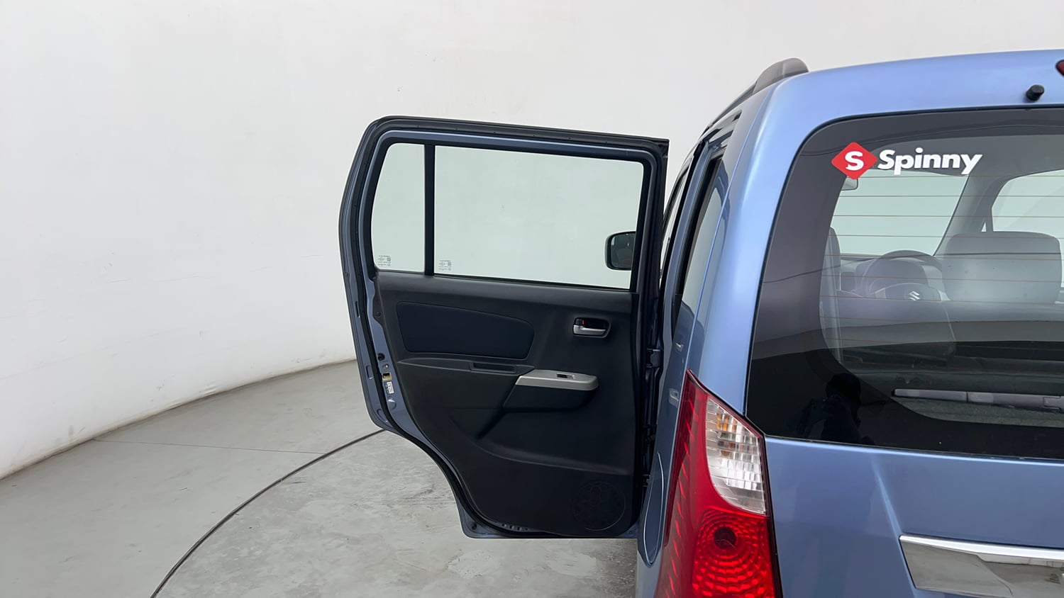 Used 2012 Maruti Suzuki Wagon R 1.0 VXi Petrol Manual interior LEFT REAR DOOR OPEN VIEW