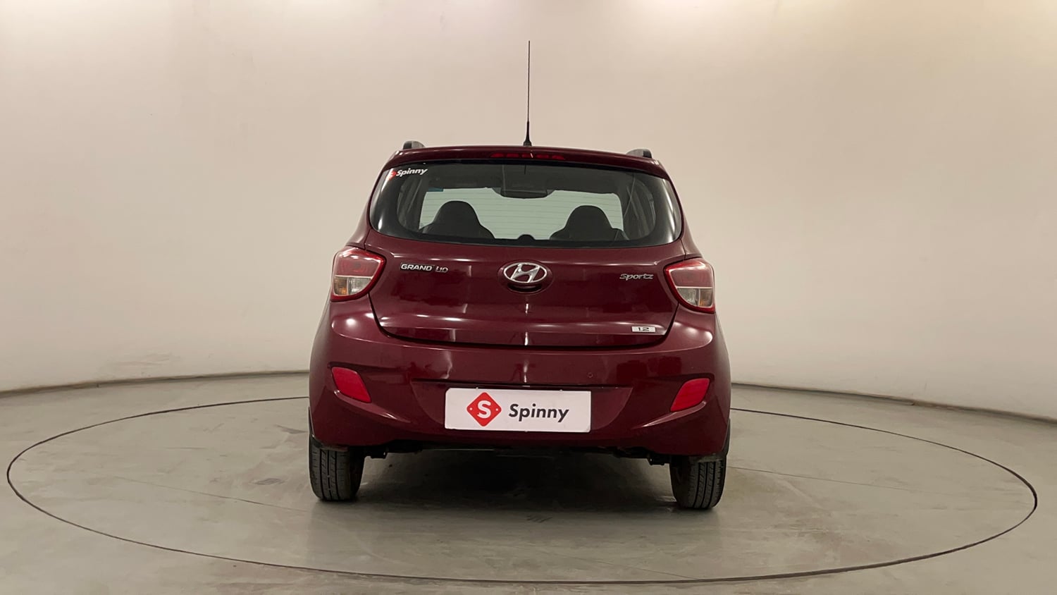 Used 2016 Hyundai Grand i10 Sportz 1.2 Kappa VTVT Petrol Manual exterior BACK VIEW