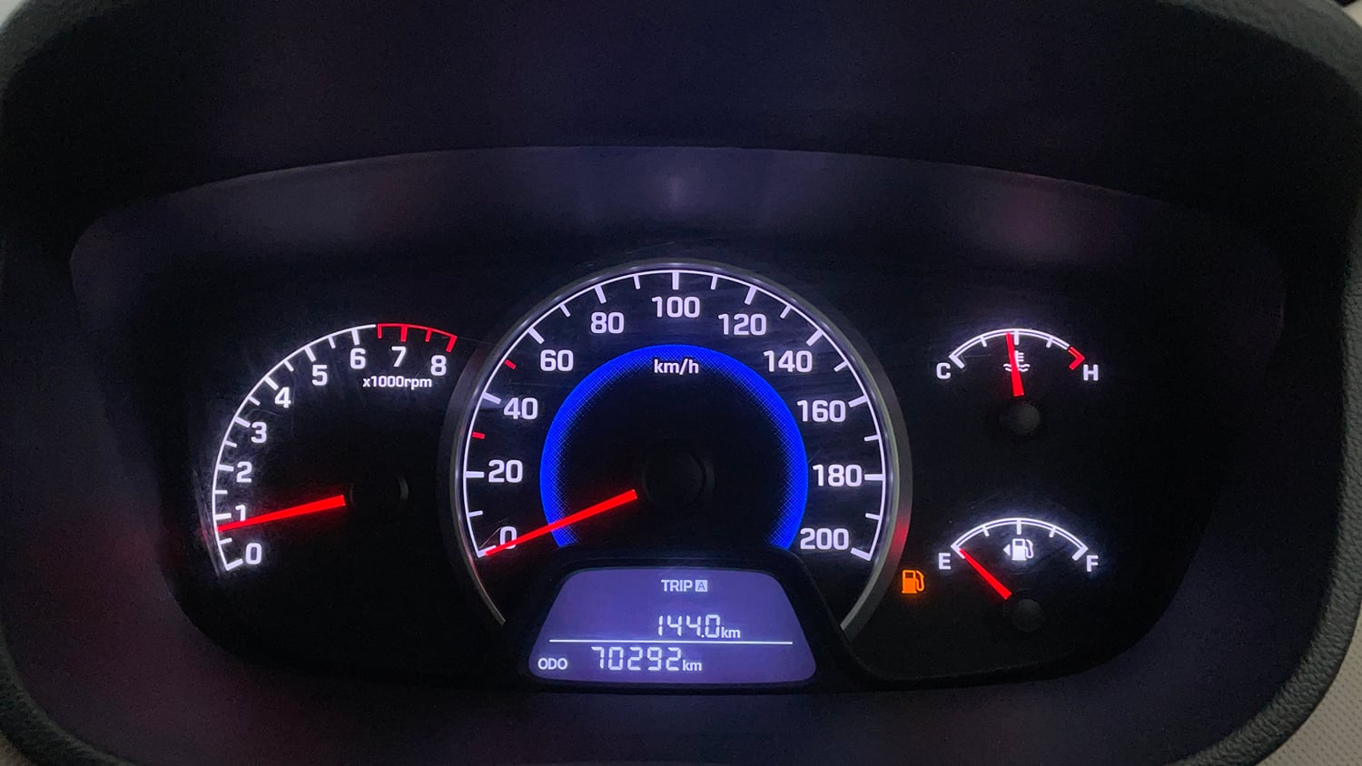 Used 2019 Hyundai Grand i10 Sportz 1.2 Kappa VTVT Petrol Manual interior CLUSTERMETER VIEW