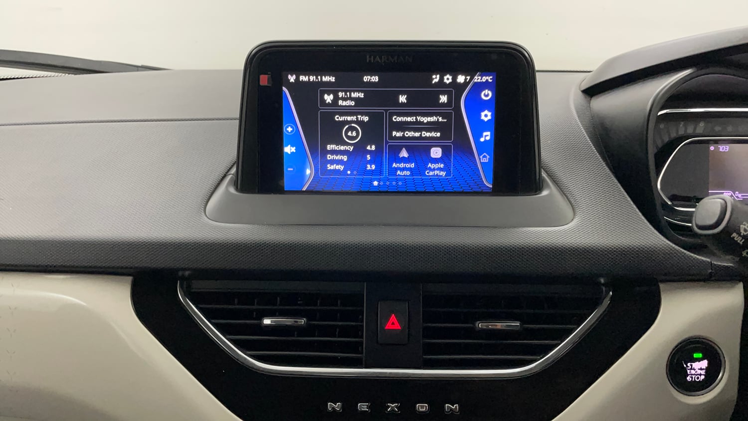 Used 2021 Tata Nexon XZ Plus Petrol Manual top_features Integrated (in-dash) music system