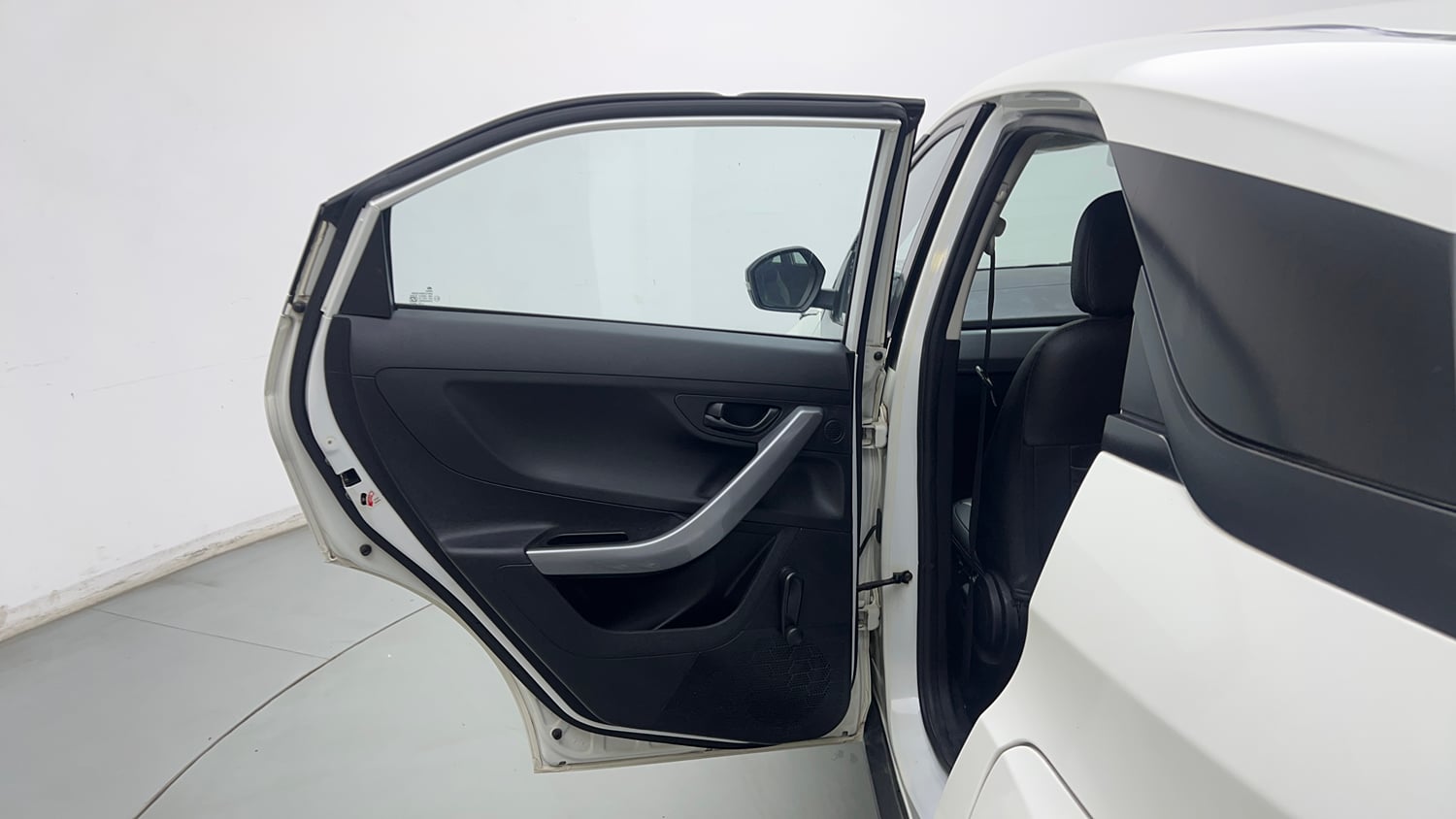 Used 2023 Tata Nexon XE Petrol Manual interior LEFT REAR DOOR OPEN VIEW