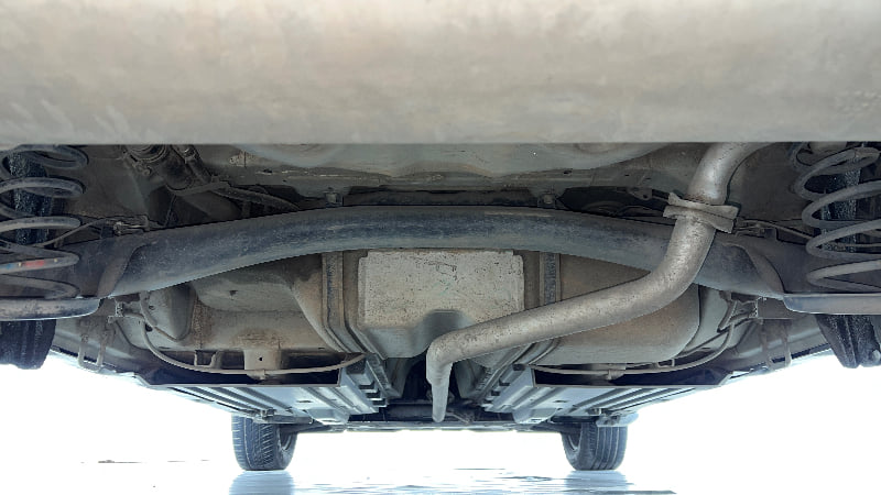Used 2019 Maruti Suzuki Vitara Brezza [2016-2020] VDi Diesel Manual extra REAR UNDERBODY VIEW (TAKEN FROM REAR)
