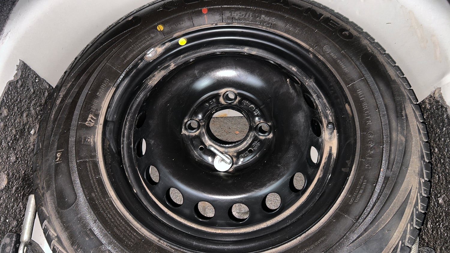 Used 2021 Tata Tigor XZ Plus Petrol Manual tyres SPARE TYRE VIEW