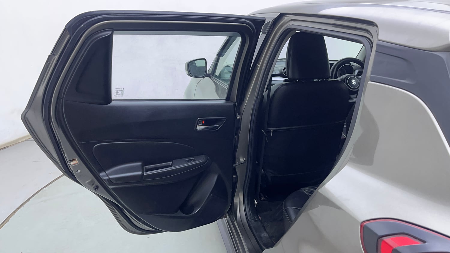 Used 2021 Maruti Suzuki Swift VXi Petrol Manual interior LEFT REAR DOOR OPEN VIEW