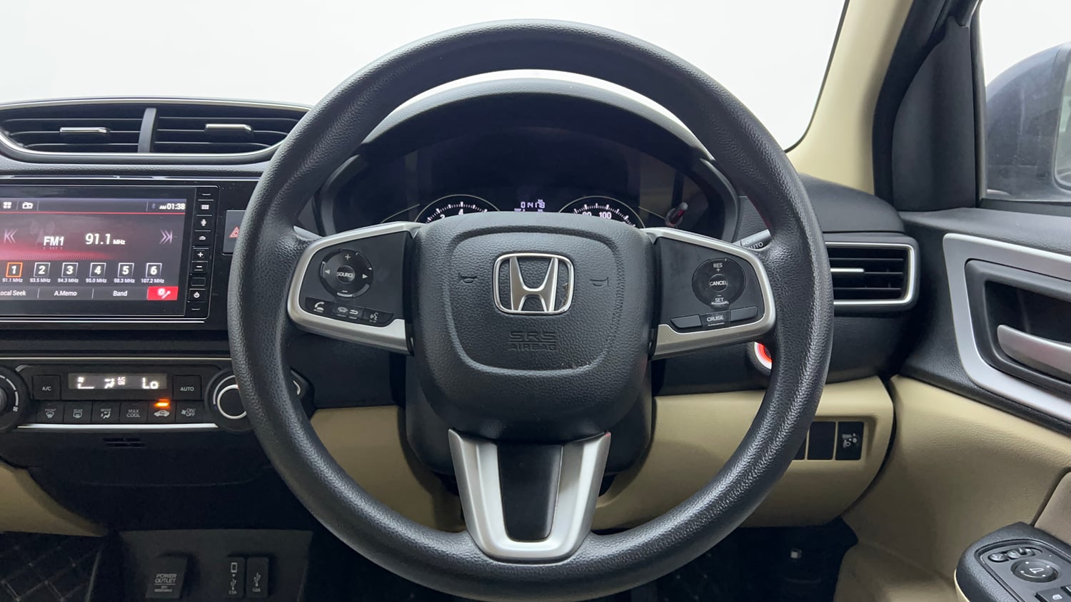 Used 2024 honda Amaze 2nd Generation VX 1.2 Petrol MT Petrol Manual interior STEERING VIEW