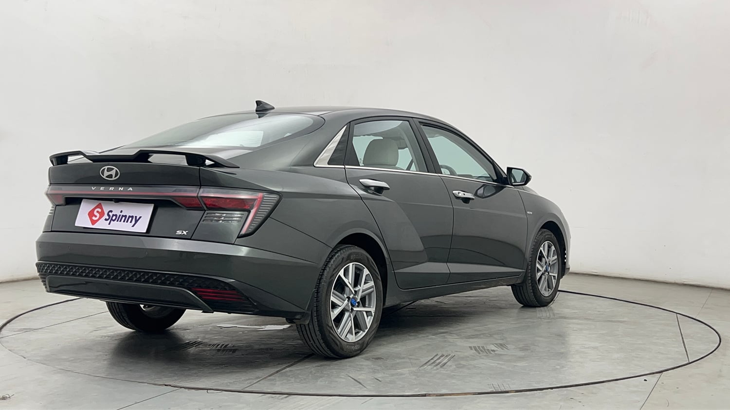 Used 2024 Hyundai Verna SX (O) 1.5 Petrol IVT Petrol Automatic exterior RIGHT REAR CORNER VIEW