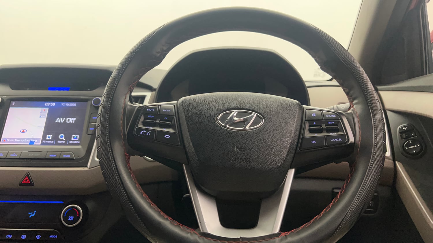 Used 2019 Hyundai Creta SX 1.6 (O) Petrol Petrol Manual interior STEERING VIEW