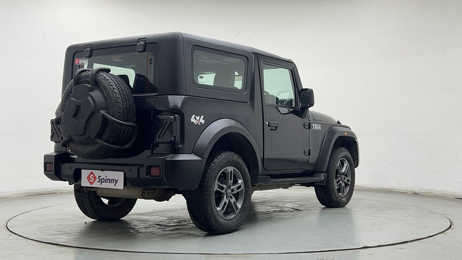 Used 2022 mahindra Thar LX Hard Top Petrol AT 4WD Petrol Automatic exterior RIGHT REAR CORNER VIEW